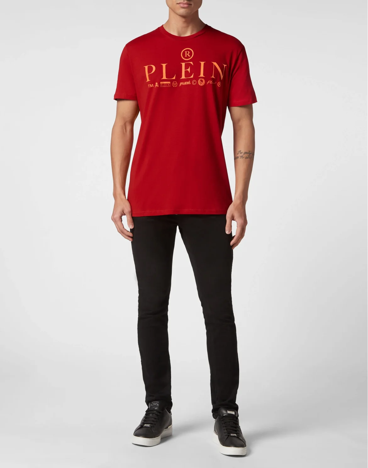 T-shirt Round Neck SS Logos, цвет: Красный