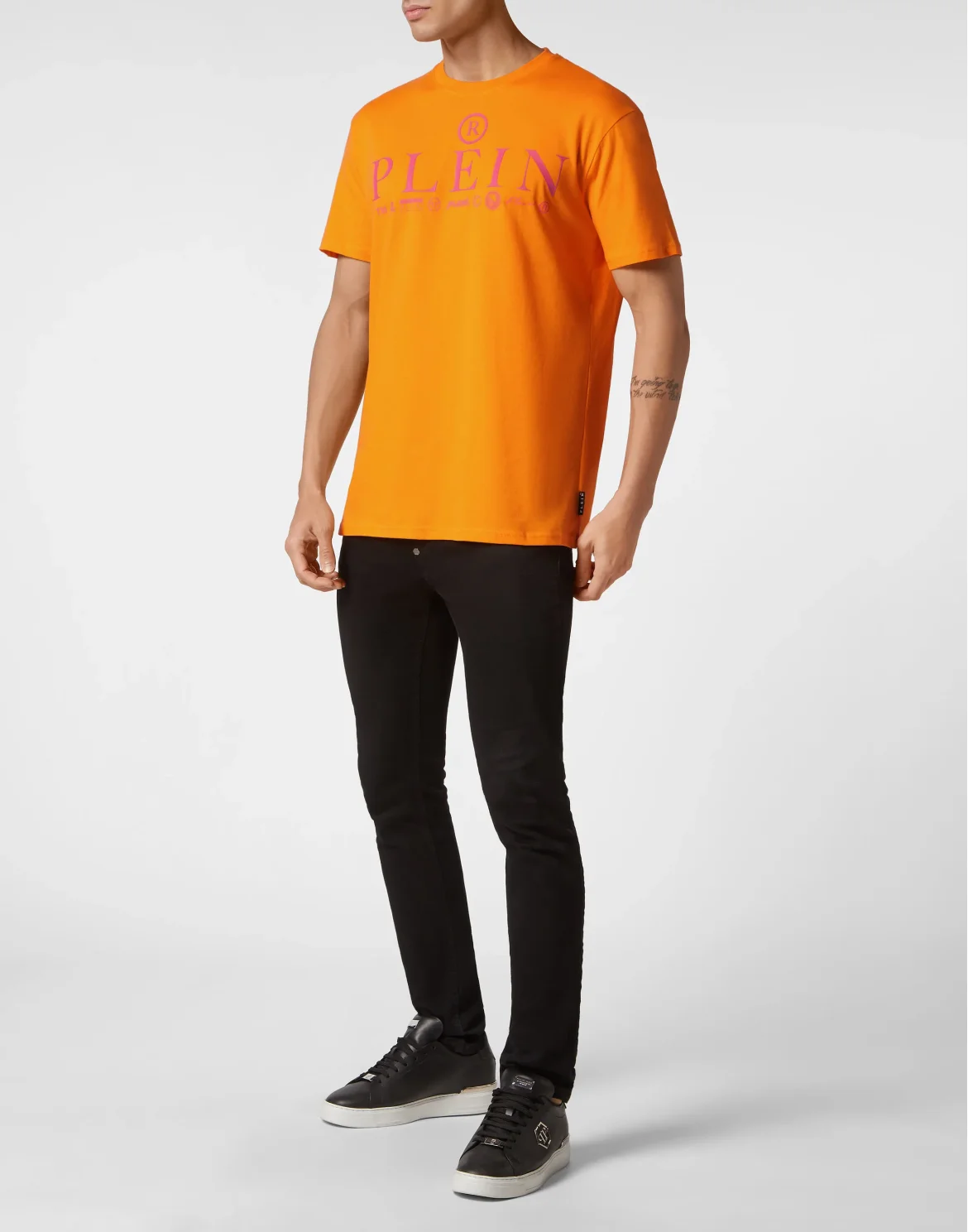T-shirt Round Neck SS Logos, цвет: Оранжевый