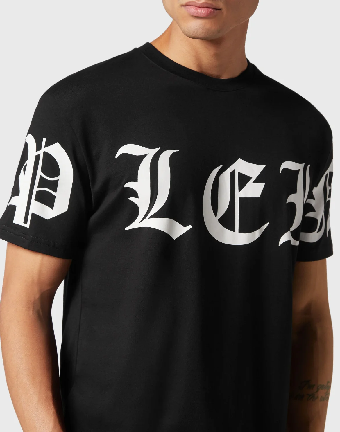 T-shirt Round Neck SS Gothic Plein, цвет: Черный