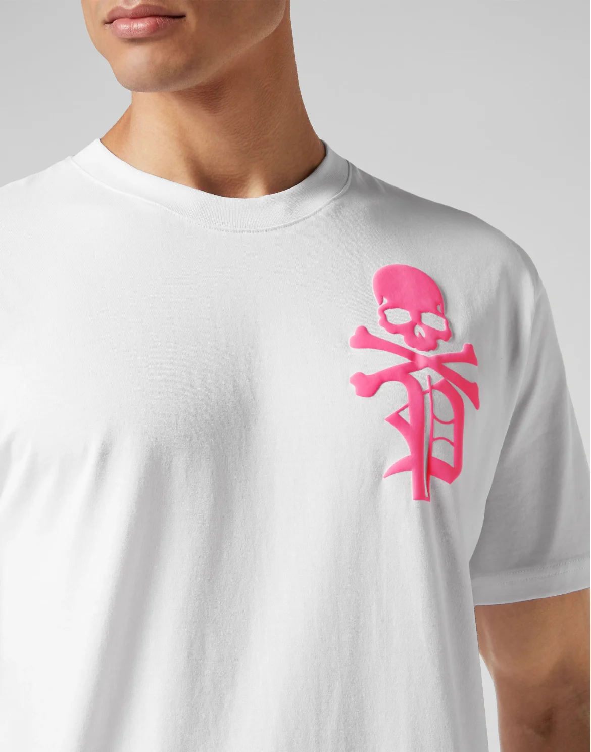 T-shirt Round Neck SS Skull&Bones, цвет: Белый