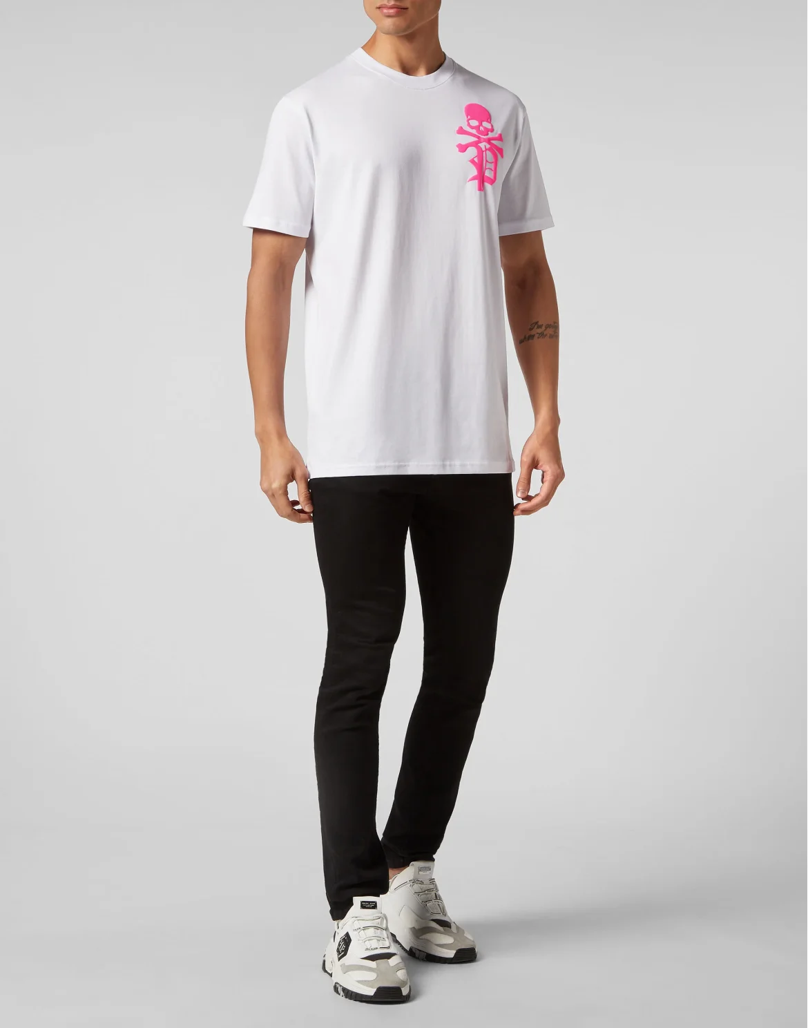 T-shirt Round Neck SS Skull&Bones, цвет: Белый