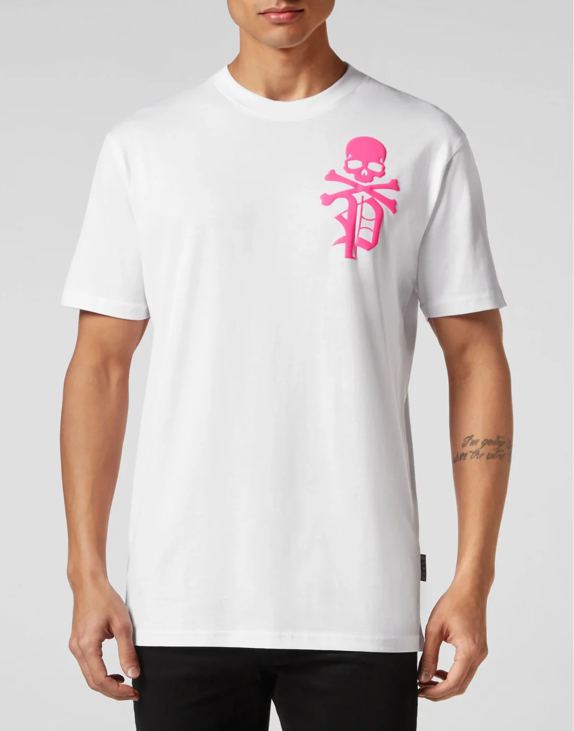T-shirt Round Neck SS Skull&Bones, цвет: Белый