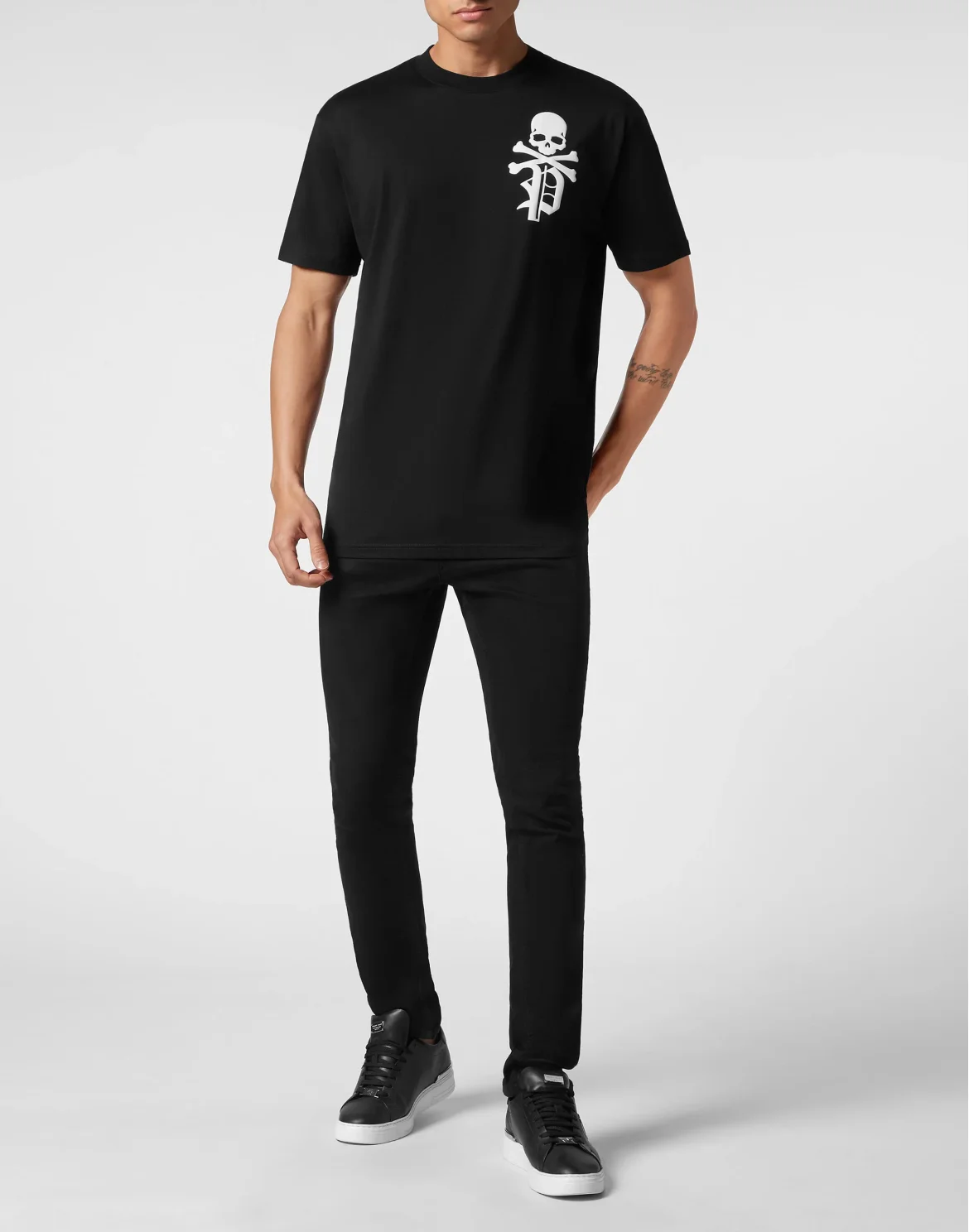 T-shirt Round Neck SS Skull&Bones, цвет: Черный