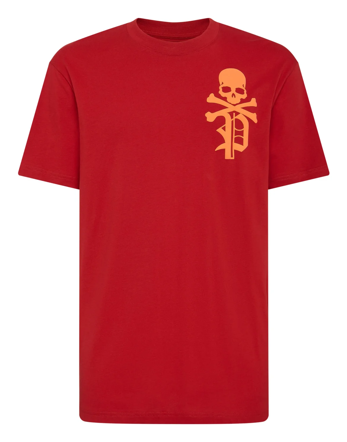 T-shirt Round Neck SS Skull&Bones, цвет: Красный