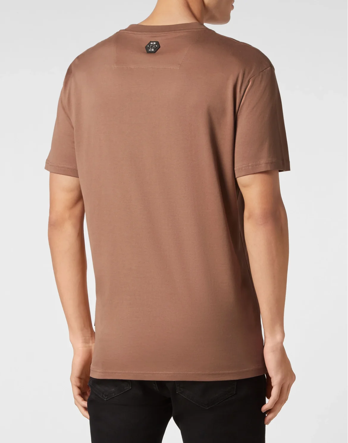 T-shirt Round Neck SS Skull&Bones, цвет: Коричневый