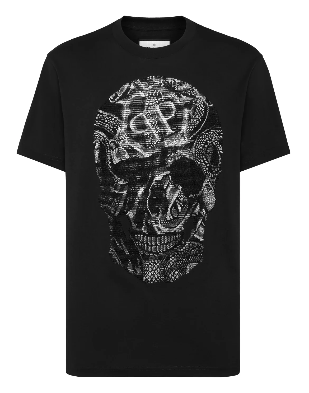T-shirt Round Neck SS Snake, цвет: Черный