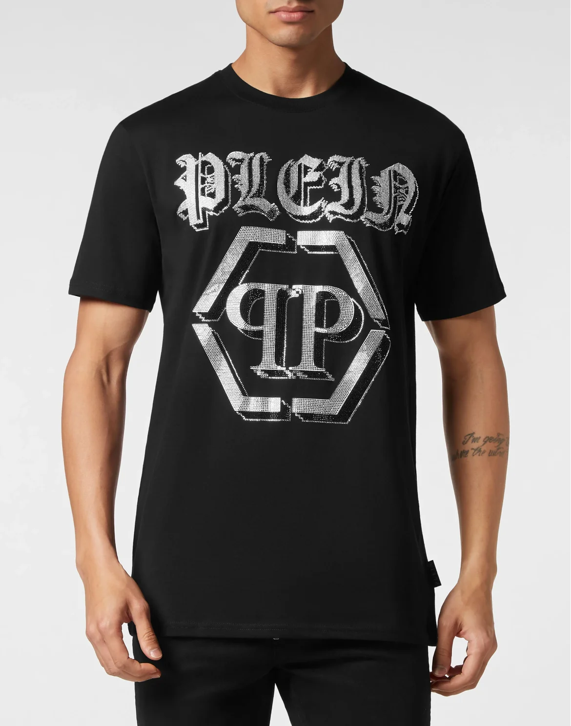 T-shirt Round Neck SS Chrome, цвет: Черный