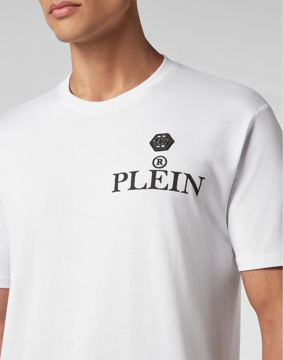 T-shirt Round Neck SS Iconic Plein, цвет: Белый