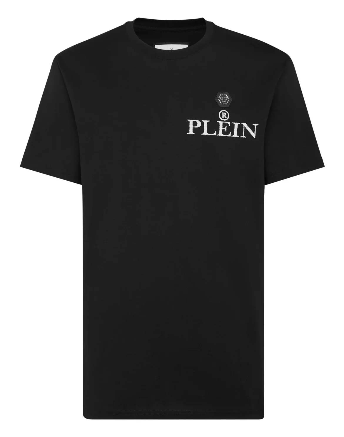 T-shirt Round Neck SS Iconic Plein, цвет: Черный