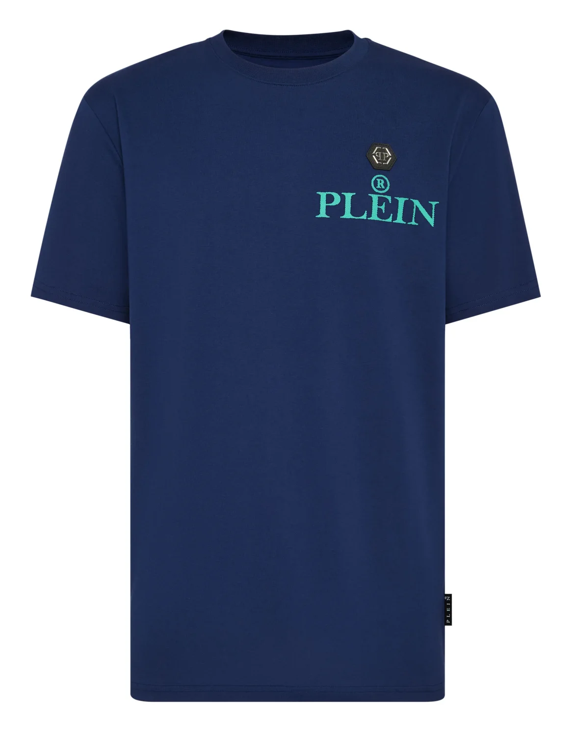 T-shirt Round Neck SS Iconic Plein, цвет: Синий