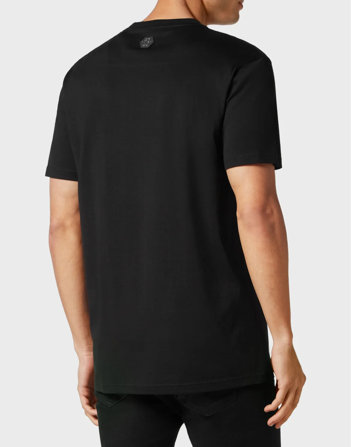 Washed T-shirt Round Neck SS Snake, цвет: Черный