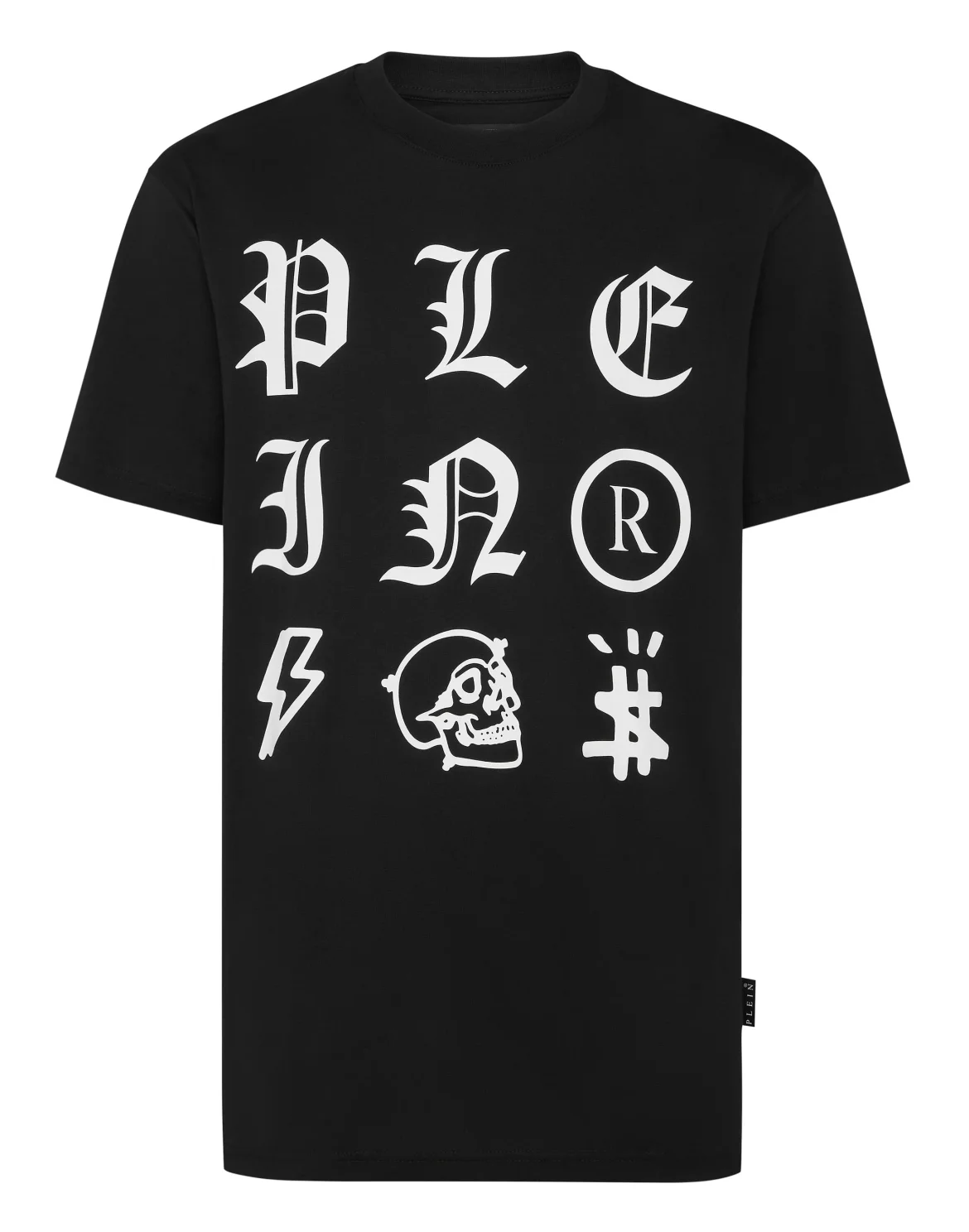 T-shirt Round Neck SS Gothic Plein, цвет: Черный