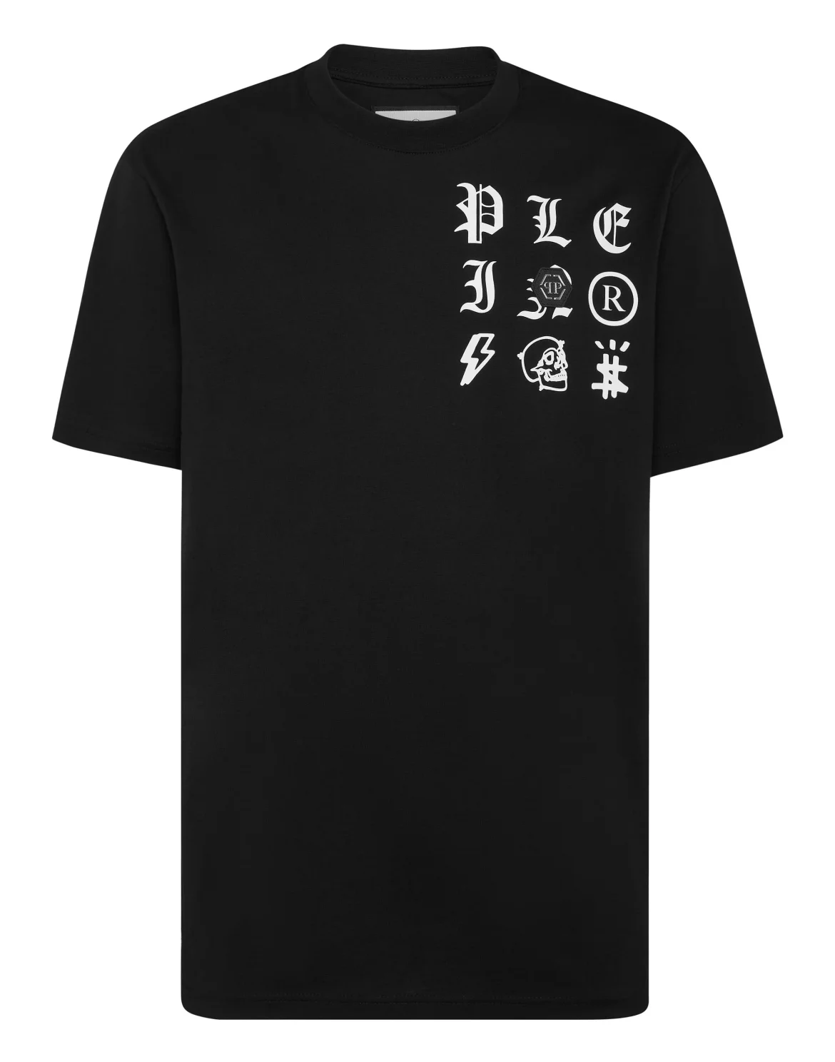 T-shirt Round Neck SS Gothic Plein, цвет: Черный