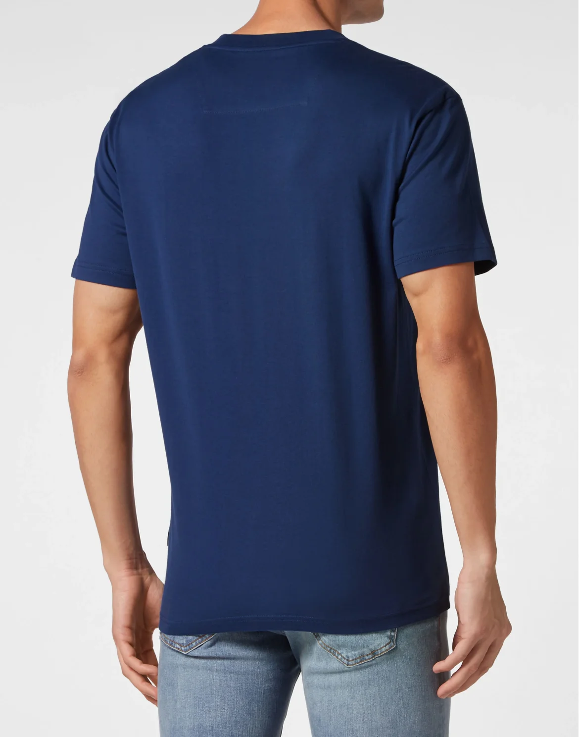 T-shirt Round Neck SS Gothic Plein, цвет: Синий