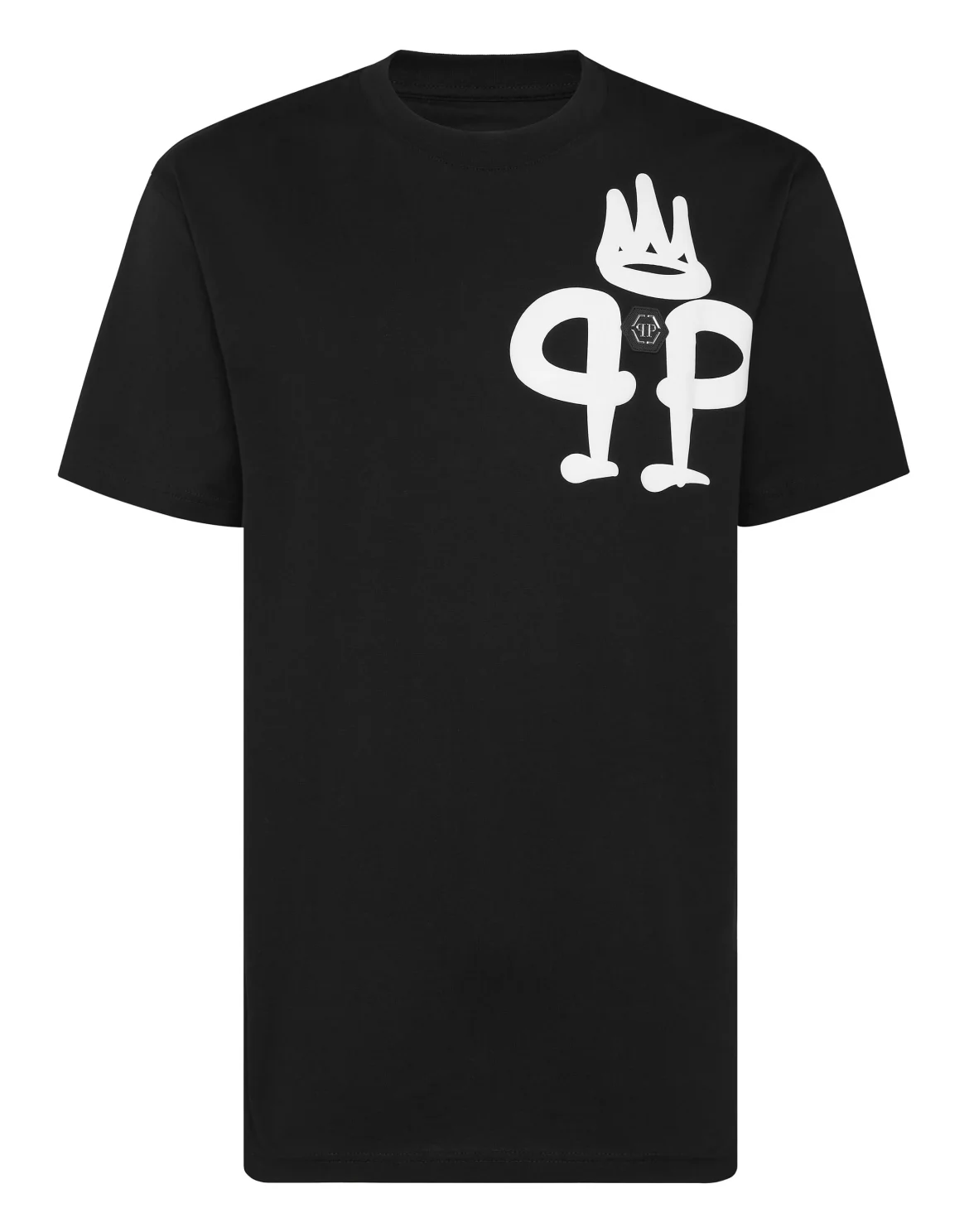 T-shirt Round Neck SS Iconic Plein, цвет: Черный