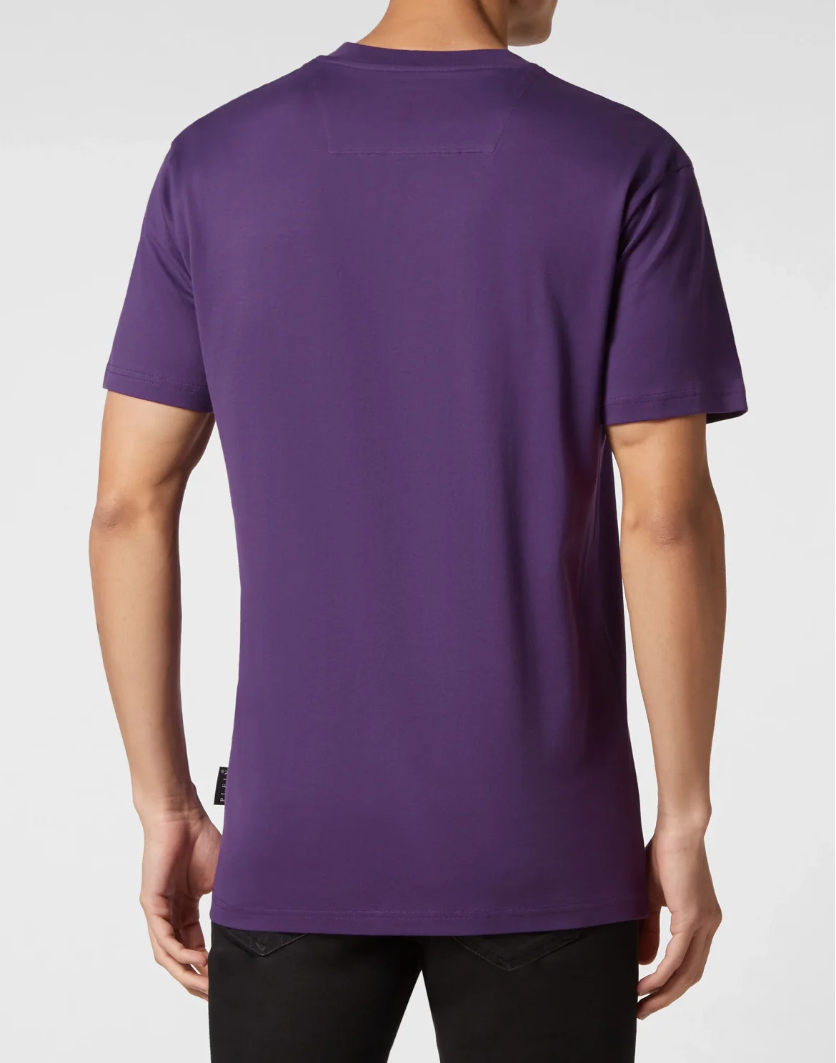 T-shirt Round Neck SS Iconic Plein, цвет: Фиолетовый