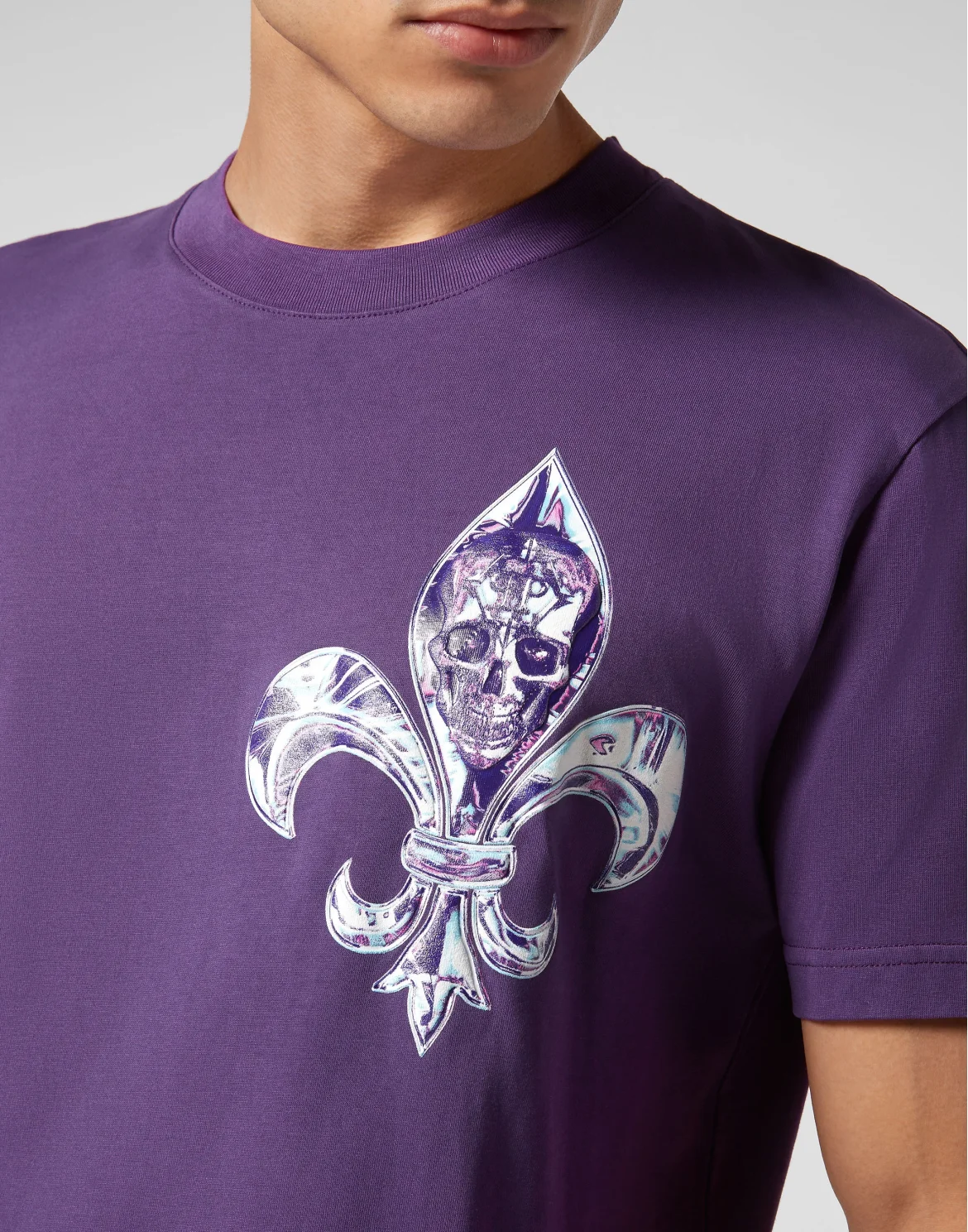 T-shirt Round Neck SS Chrome, цвет: Фиолетовый