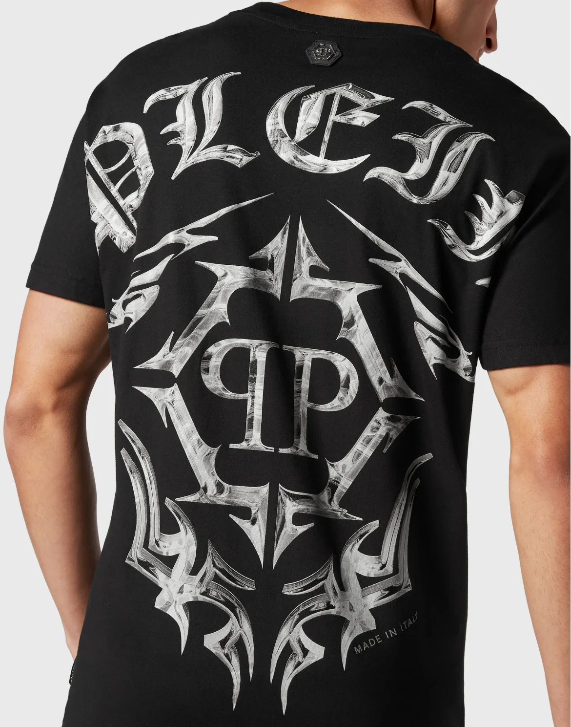 T-shirt Round Neck SS Chrome, цвет: Черный