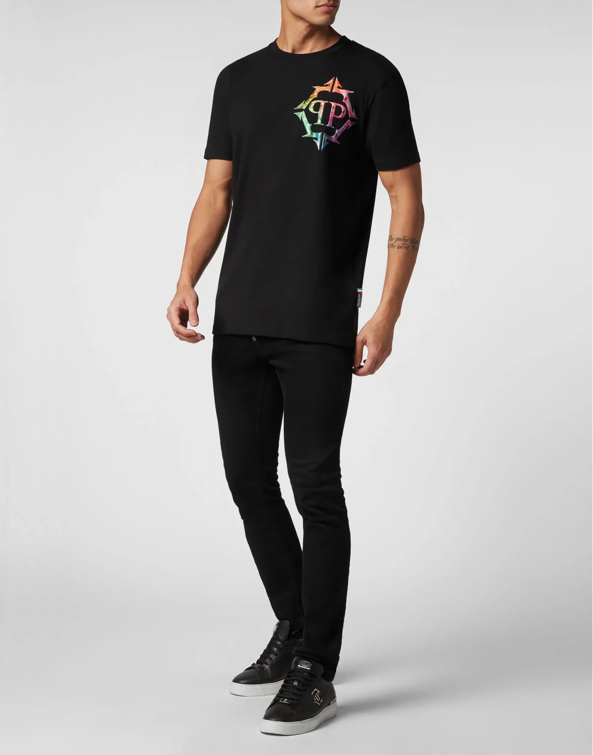 T-shirt Round Neck SS Chrome, цвет: Черный