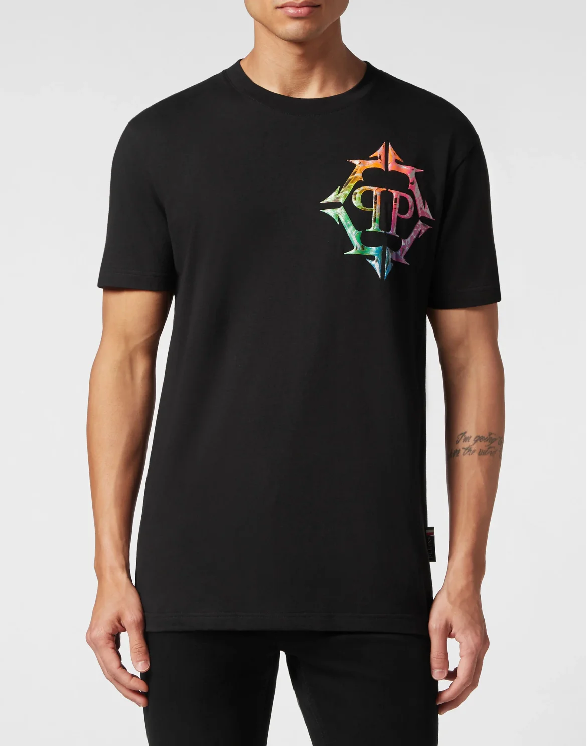 T-shirt Round Neck SS Chrome, цвет: Черный