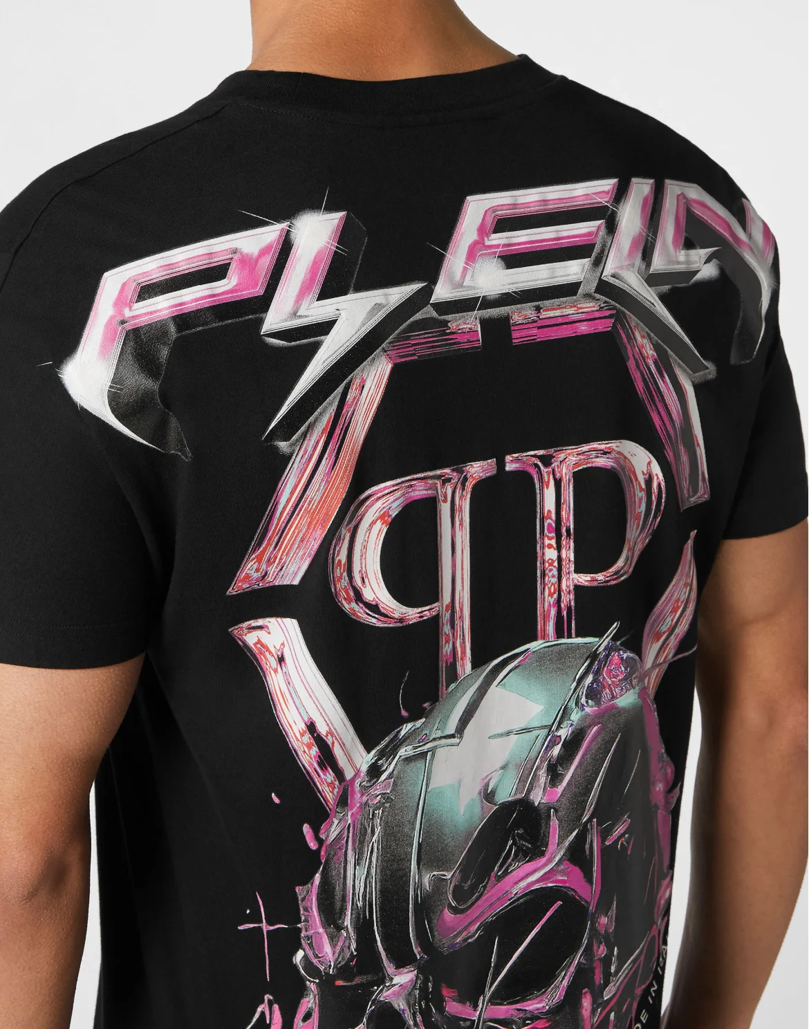 T-shirt Round Neck SS Chrome, цвет: Черный