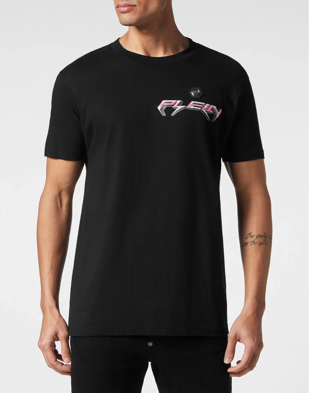 T-shirt Round Neck SS Chrome, цвет: Черный