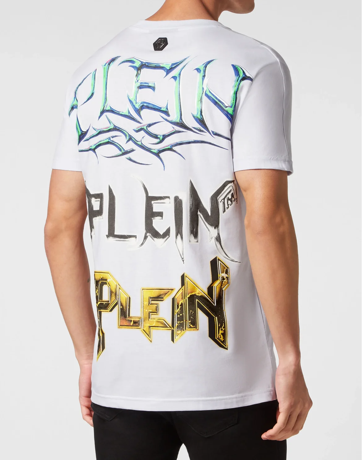 T-shirt Round Neck SS Lettering, цвет: Белый