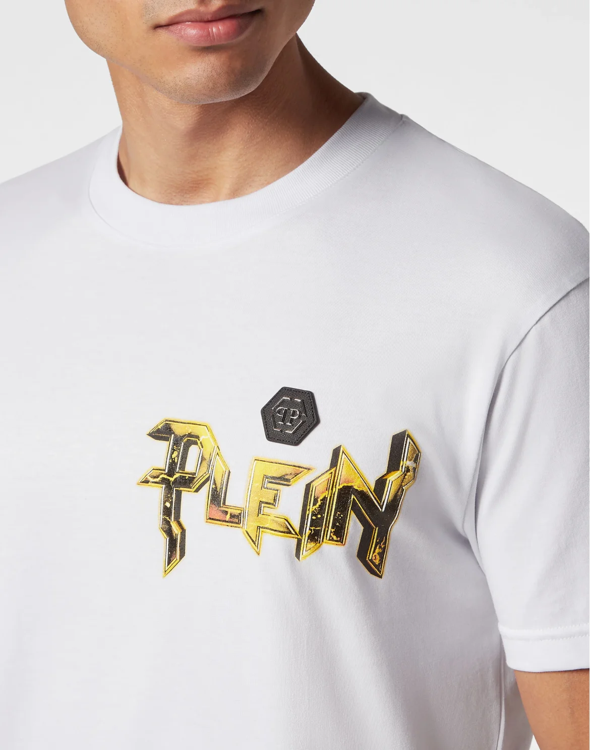 T-shirt Round Neck SS Chrome, цвет: Белый