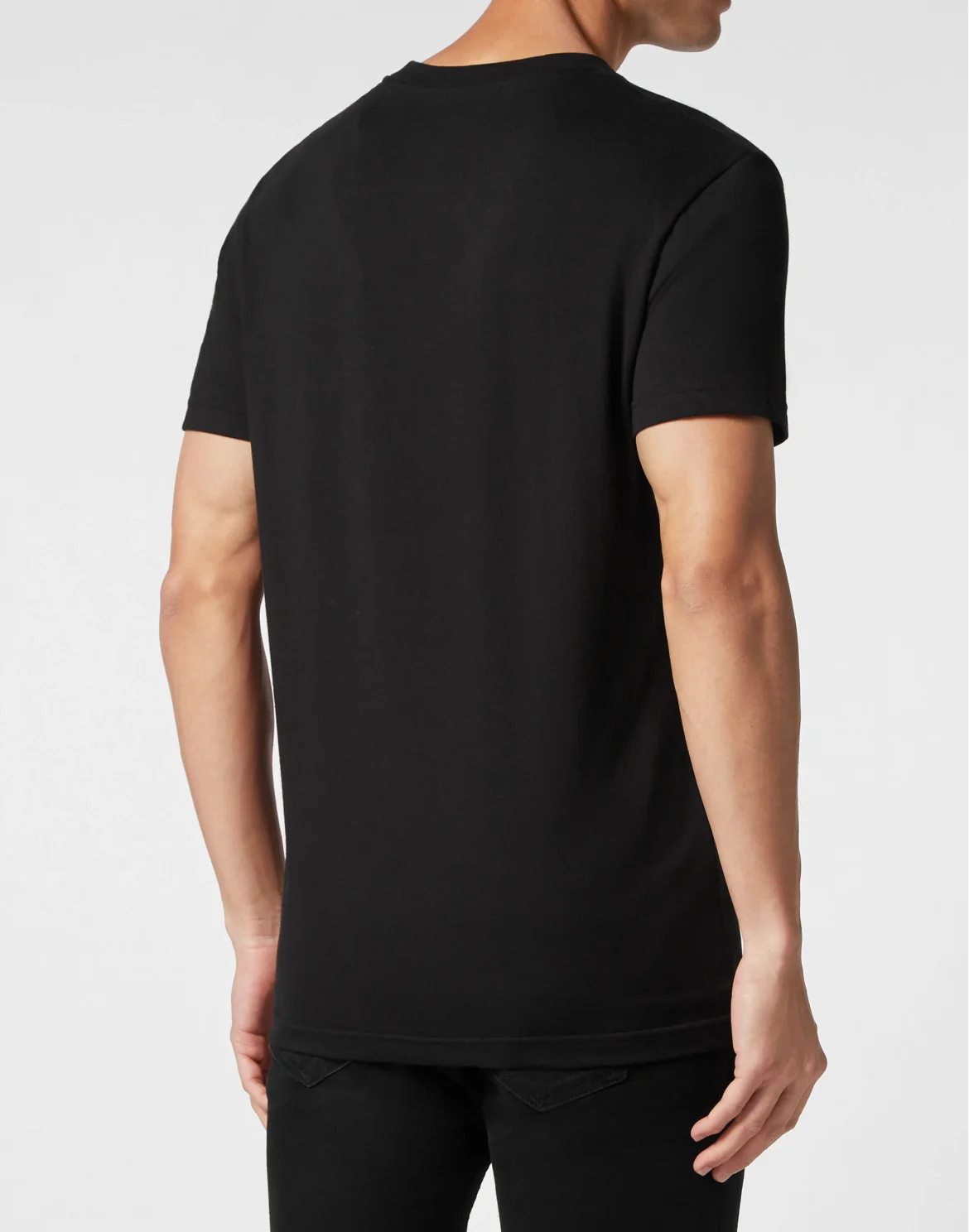 T-shirt Round Neck SS Chrome, цвет: Черный