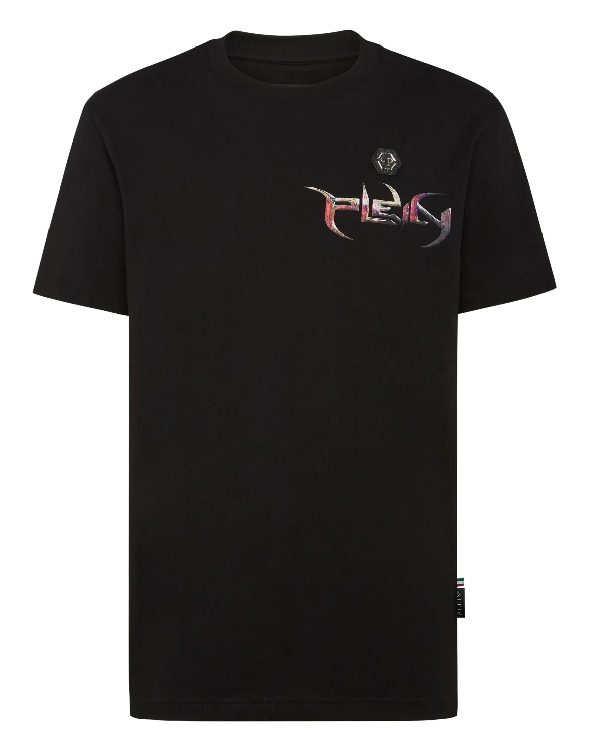T-shirt Round Neck SS Chrome, цвет: Черный