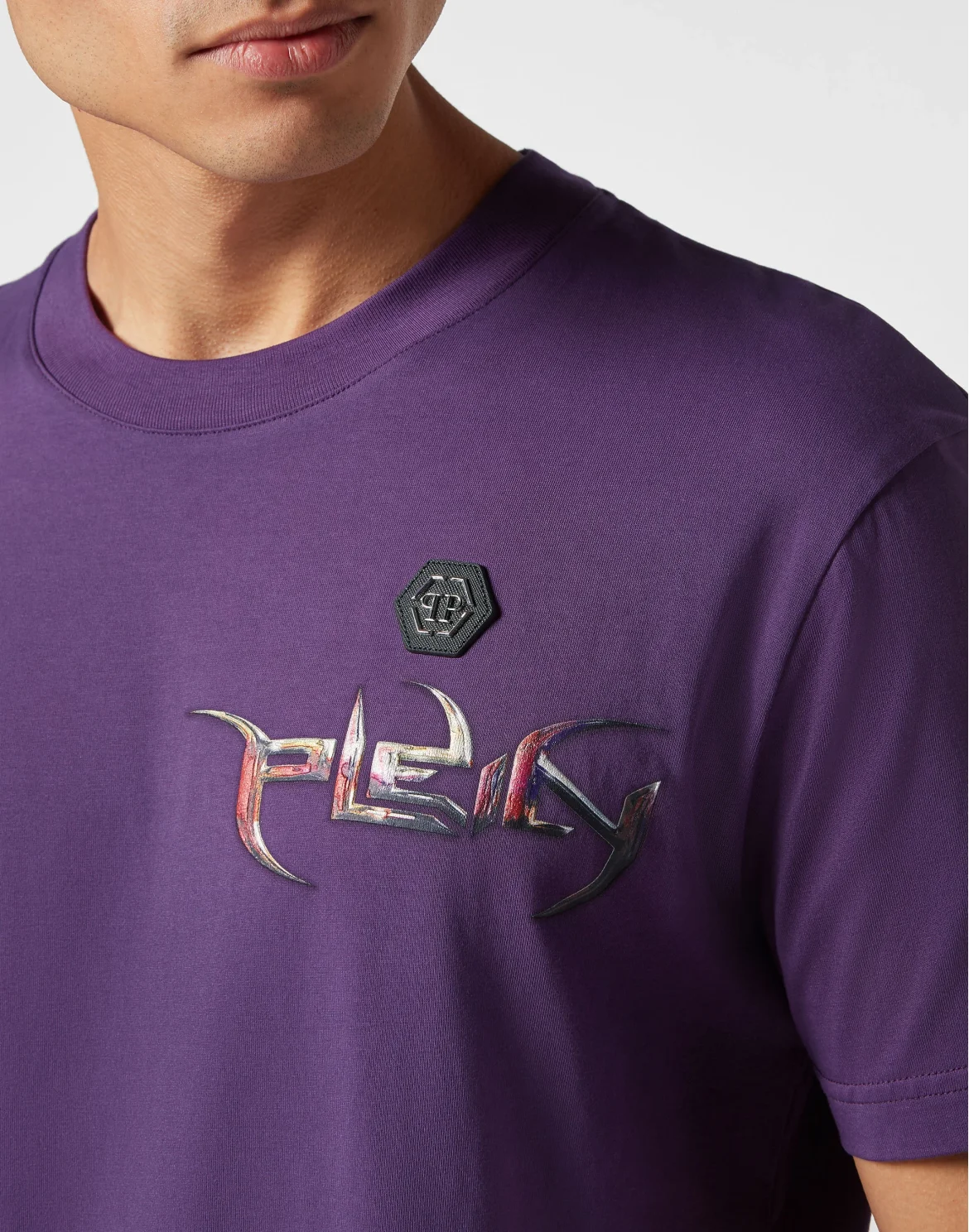 T-shirt Round Neck SS Chrome, цвет: Фиолетовый