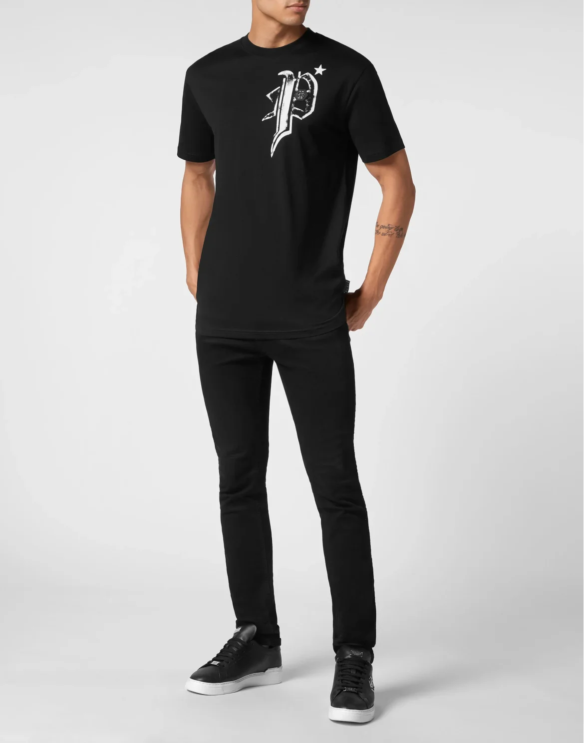T-shirt Round Neck SS Skull&Bones, цвет: Черный