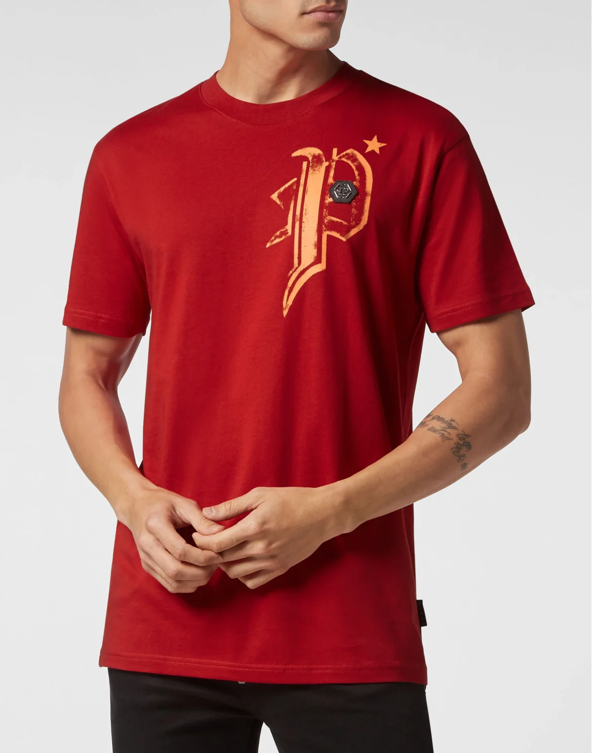 T-shirt Round Neck SS Skull&Bones, цвет: Красный