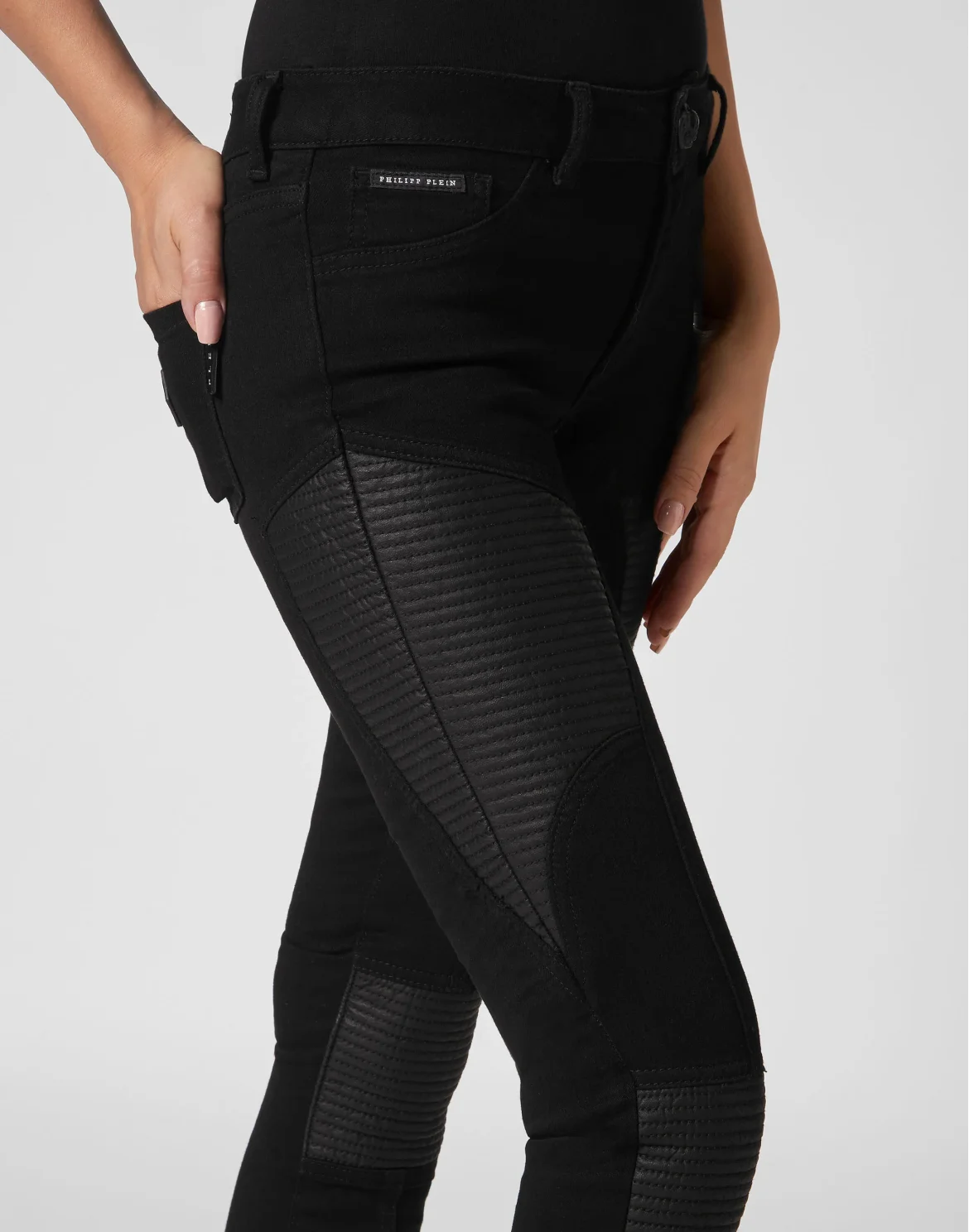 Denim Low Waist Jeggins, цвет: Черный