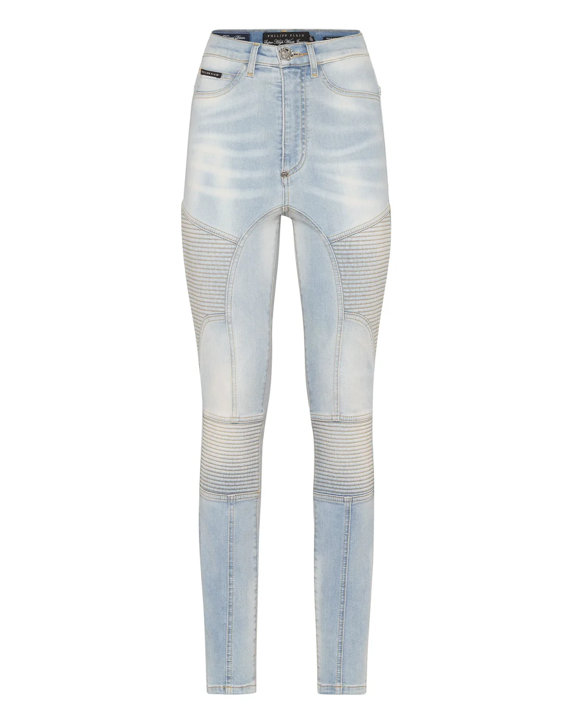 Denim Super High Waist Jeggings Cowboy, цвет: Голубой