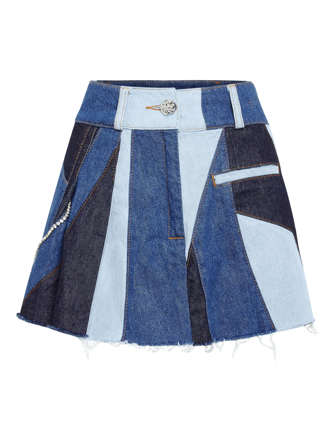 Denim Mini Skirt, цвет: Синий