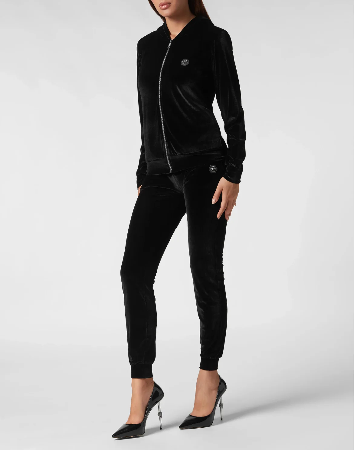 Jogging Tracksuit: Hoodie/Trousers 3D Skull, цвет: Черный