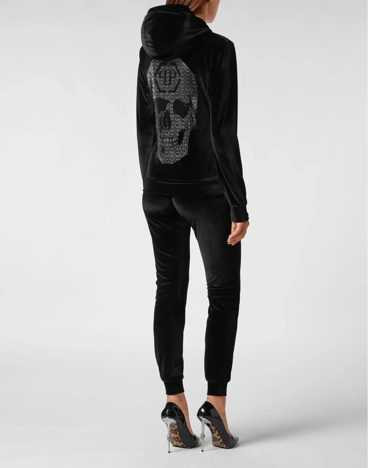 Jogging Tracksuit: Hoodie/Trousers 3D Skull, цвет: Черный