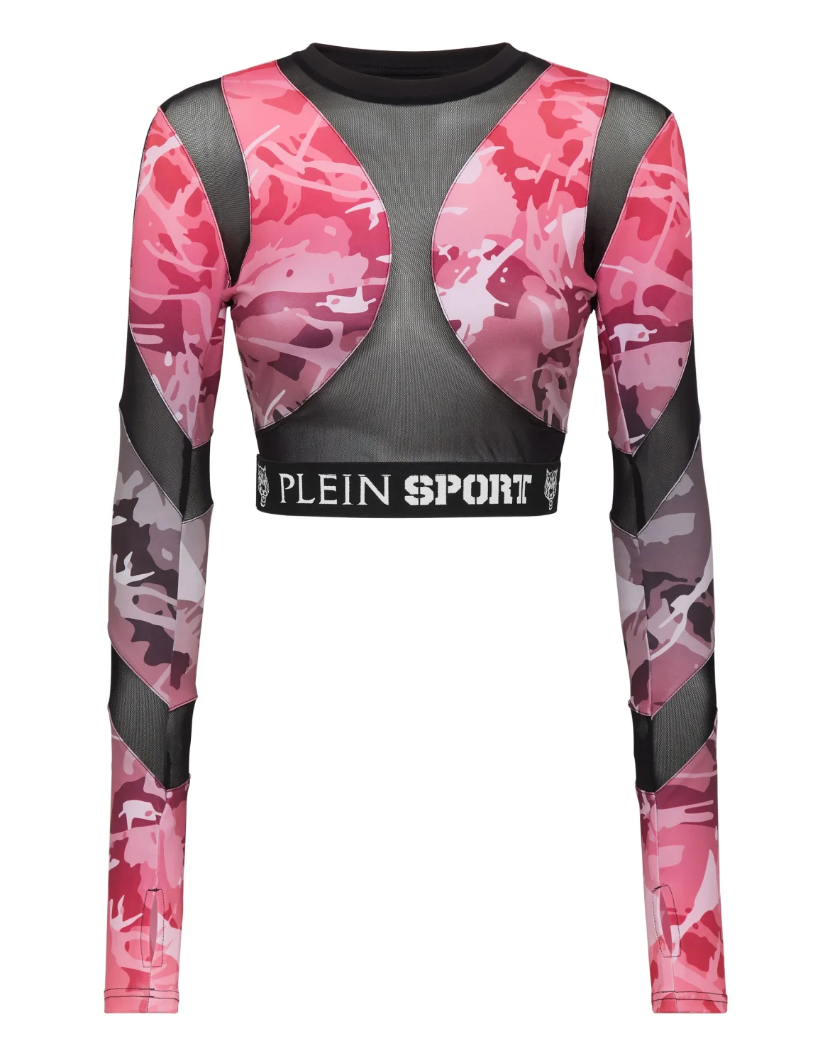 Jogging Crop Top LS Camouflage, цвет: Камуфляж