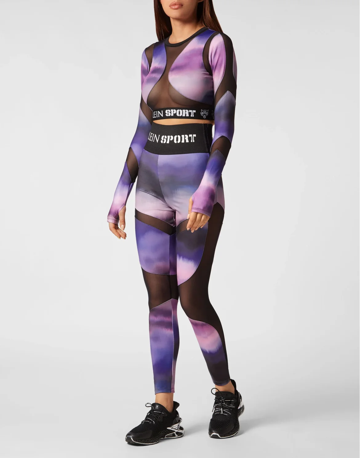 Jogging Cropped Top LS Optical, цвет: Фиолетовый