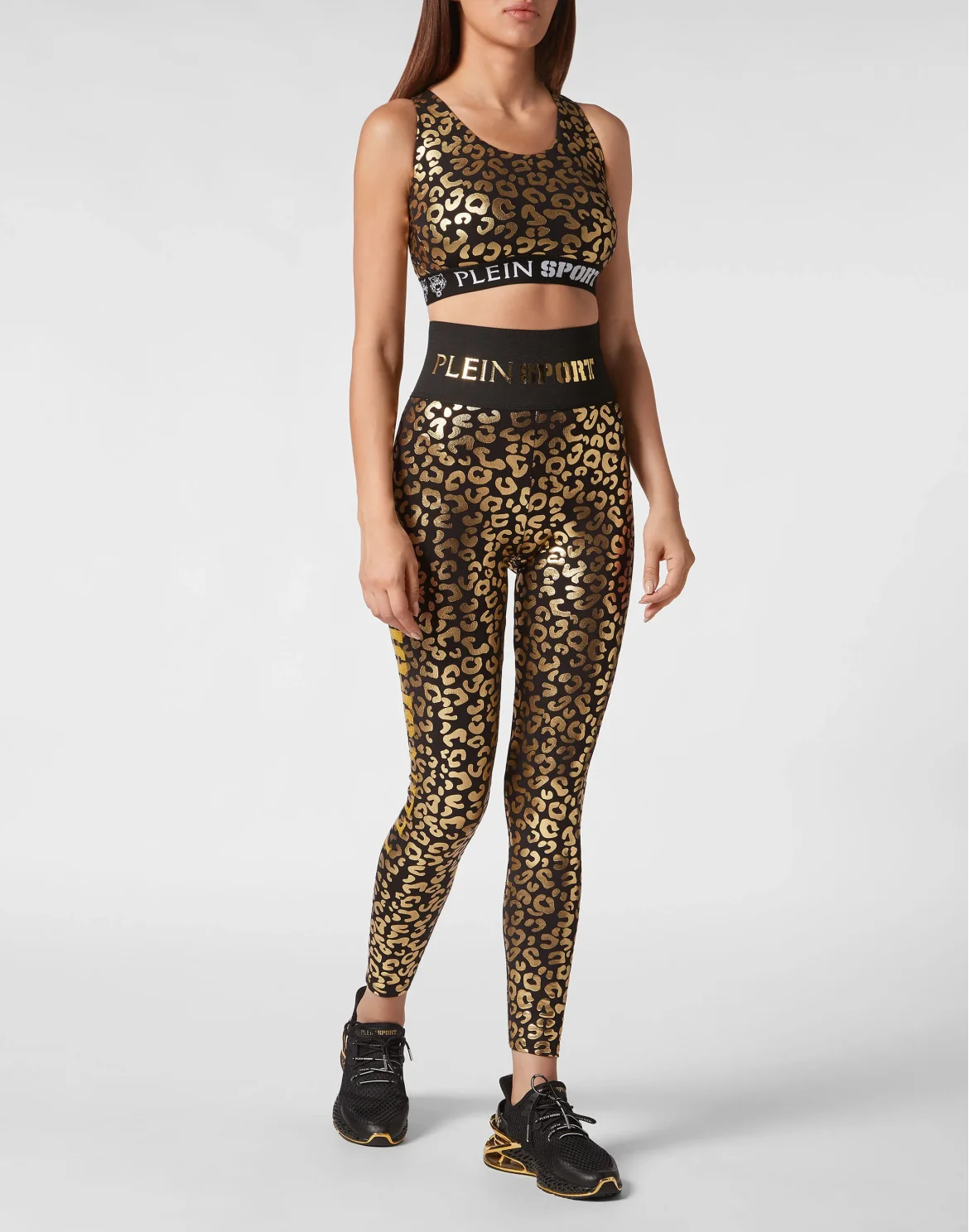 Jogging Leggings Leopard, цвет: Золотой