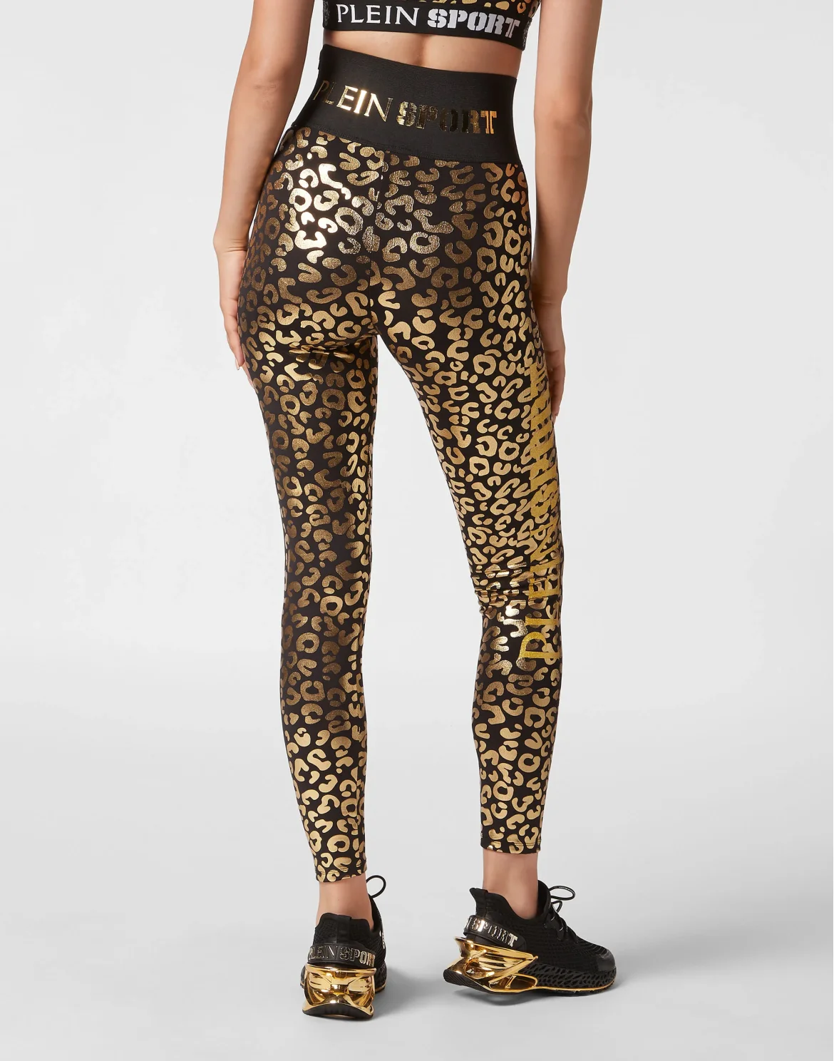 Jogging Leggings Leopard, цвет: Золотой