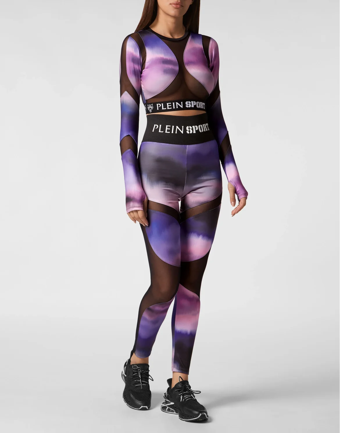 Jogging Leggings Optical, цвет: Фиолетовый