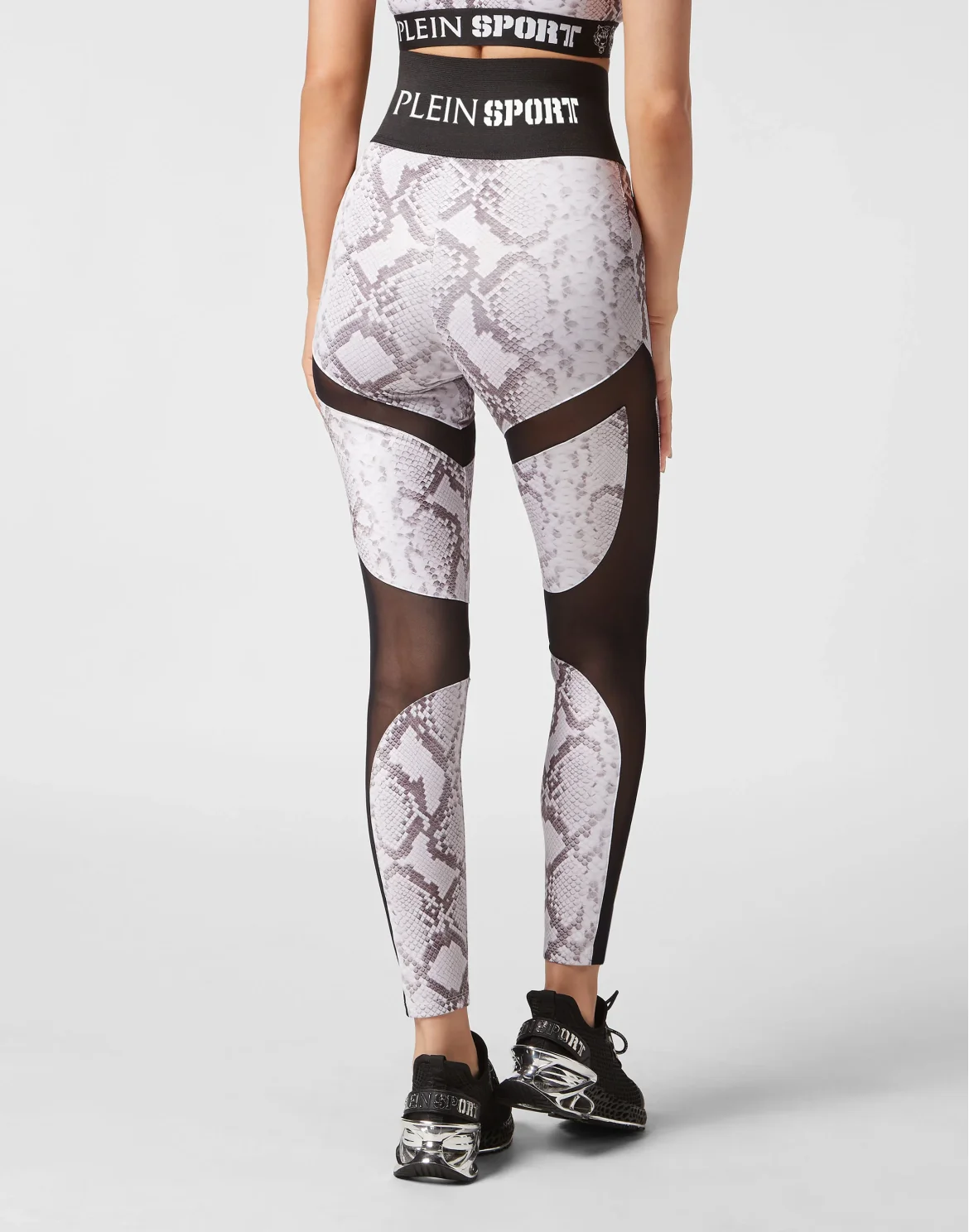 Jogging Leggings Pitone, цвет: Серый
