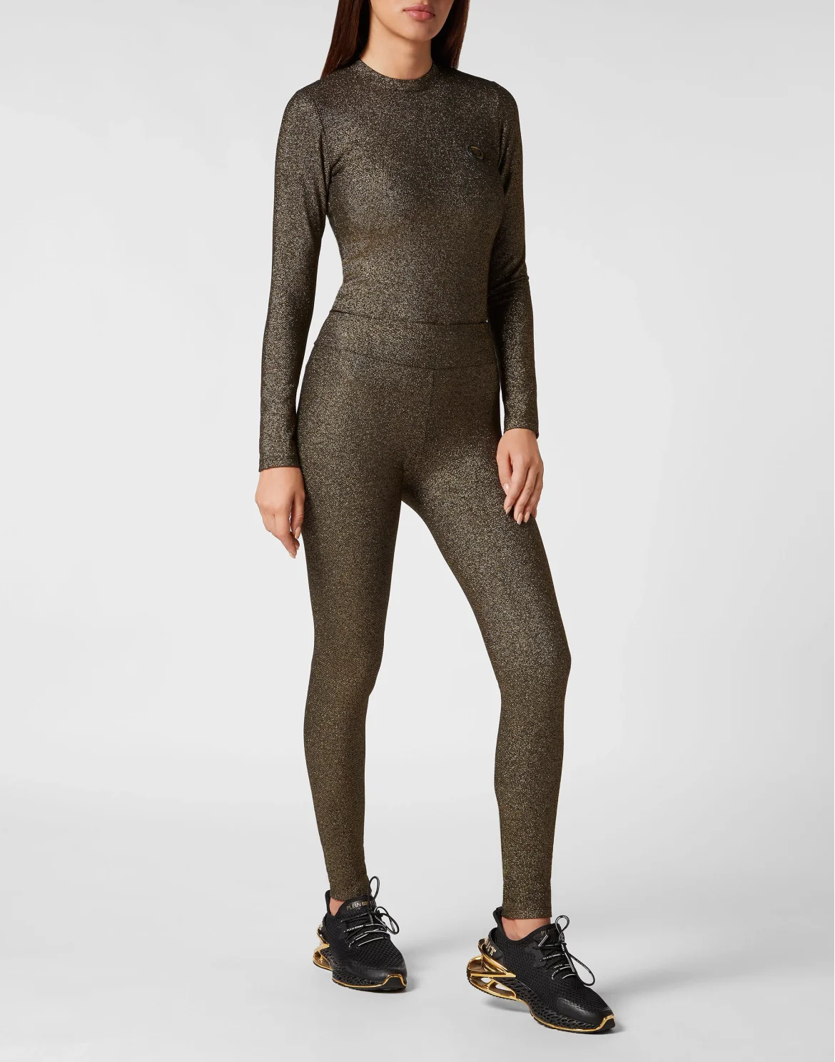 Jogging Leggings Glitter, цвет: Золотой