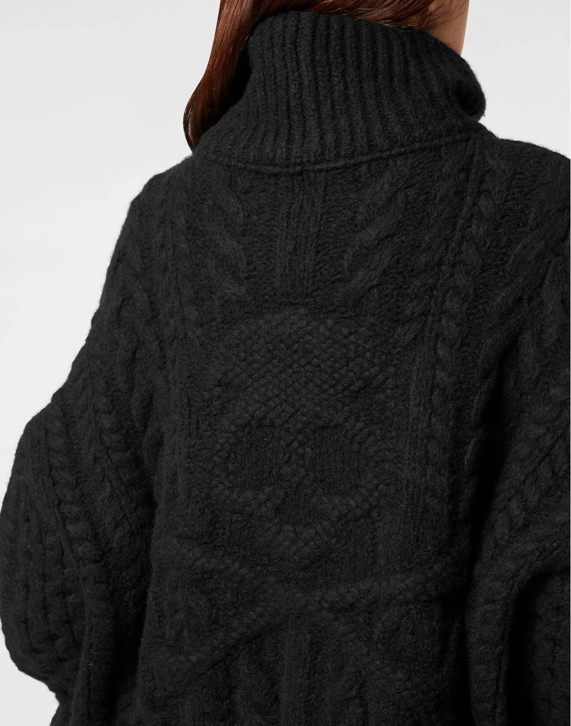 Wool Turtleneck Sweater Skull&Bones, цвет: Черный