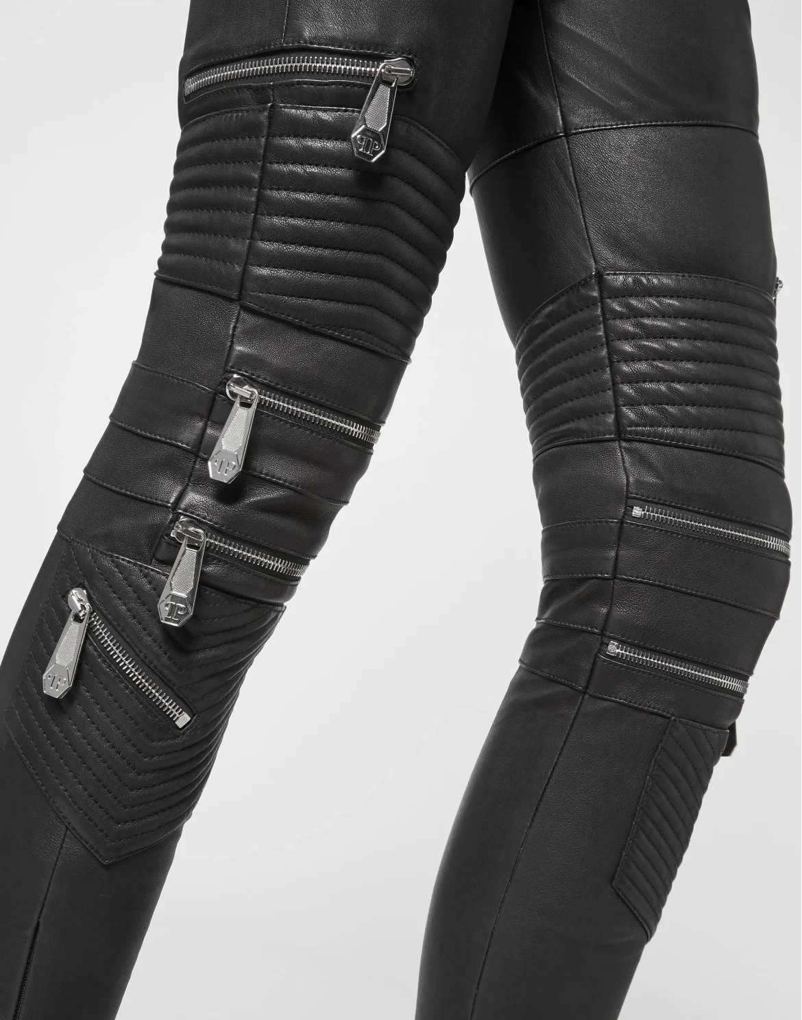 Leather Trousers Long, цвет: Черный