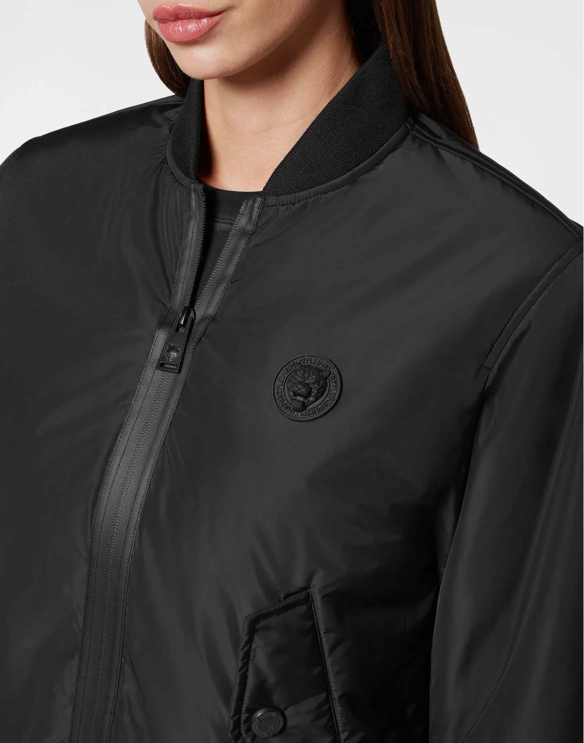 Nylon Bomber Tiger, цвет: Черный
