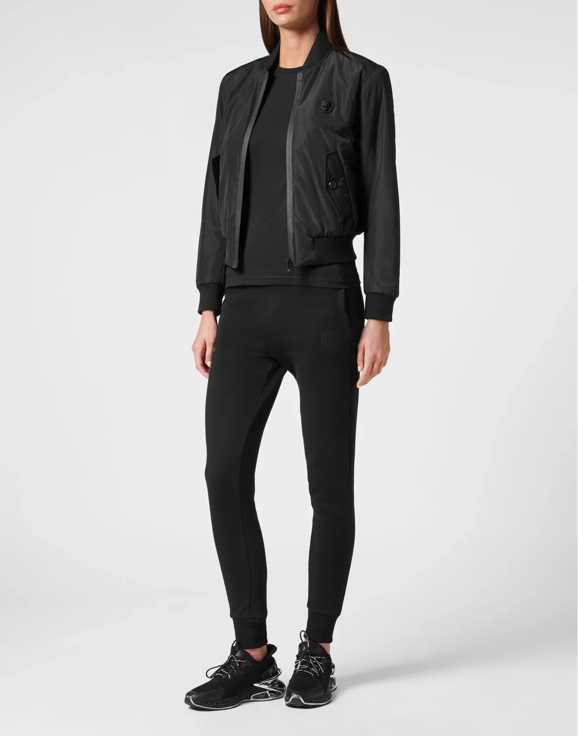 Nylon Bomber Tiger, цвет: Черный