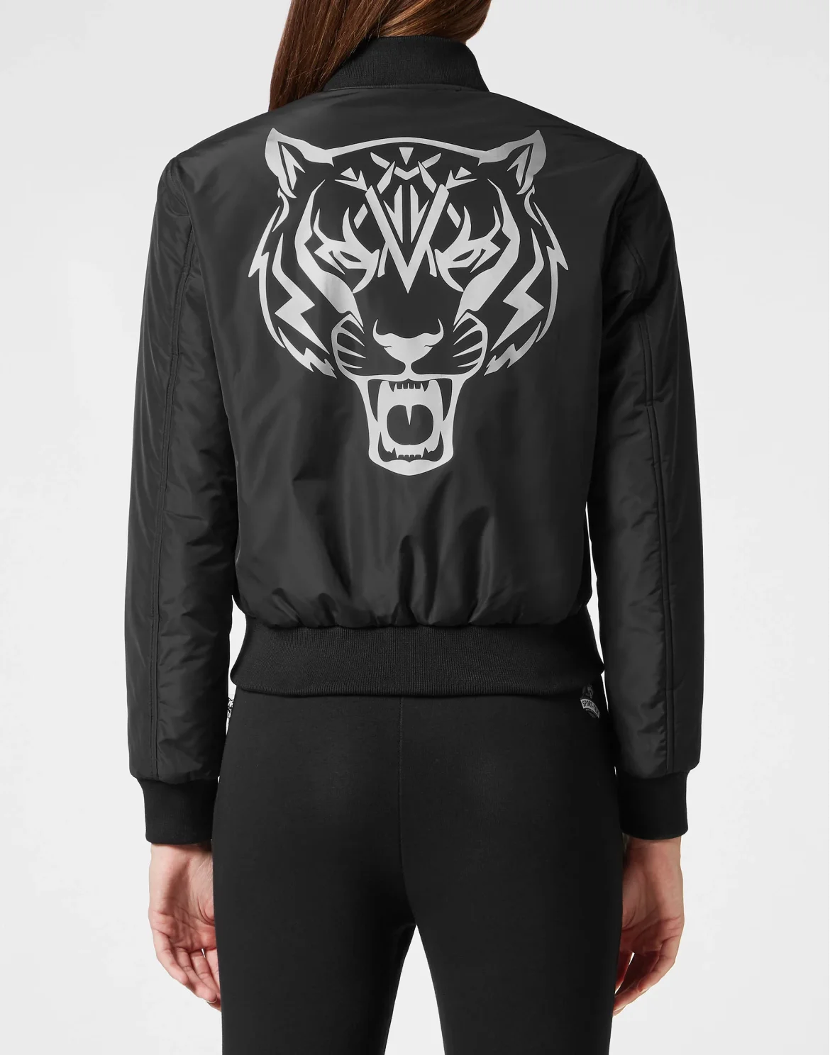 Nylon Bomber Tiger, цвет: Черный